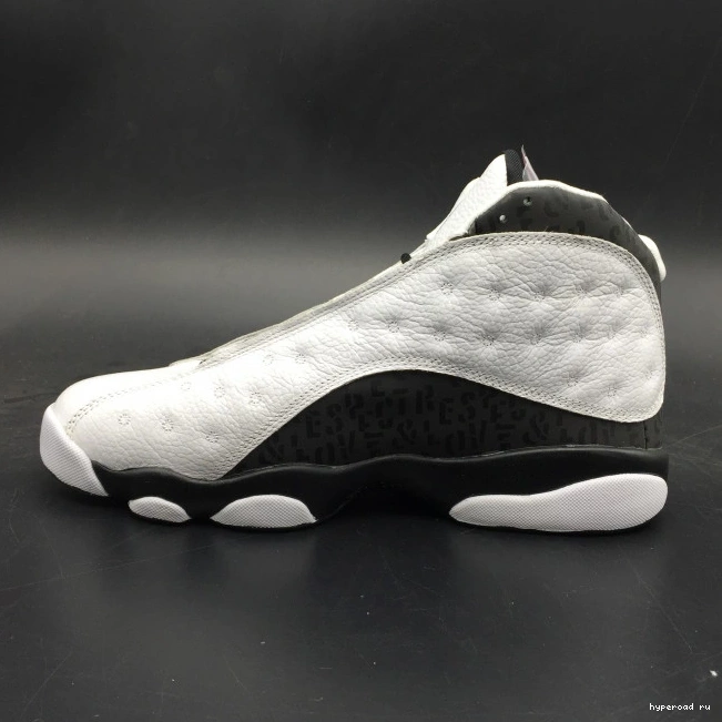 13 RETRO RESPECT" 888164-112 mens AND DAY "LOVE AIR white SNGL  JORDAN black 0616